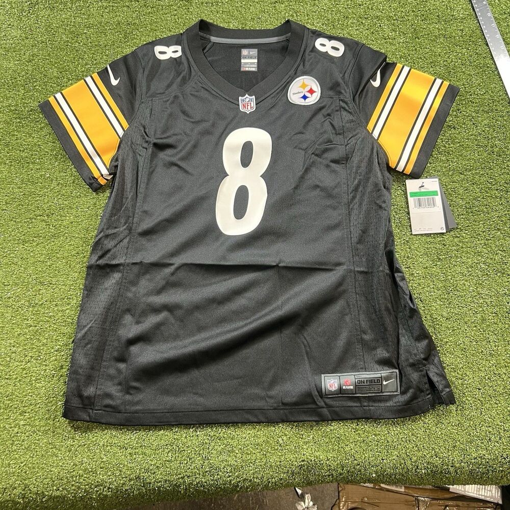 NFL Pittsburgh Steelers Kenny Pickett #8 Nike On Field Jersey Women's Size XL